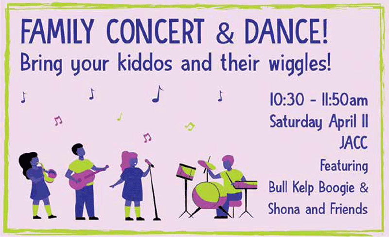 AFF51Family Concert & Dance 10:30-11:50 a.m. Saturday, April 11, 2026